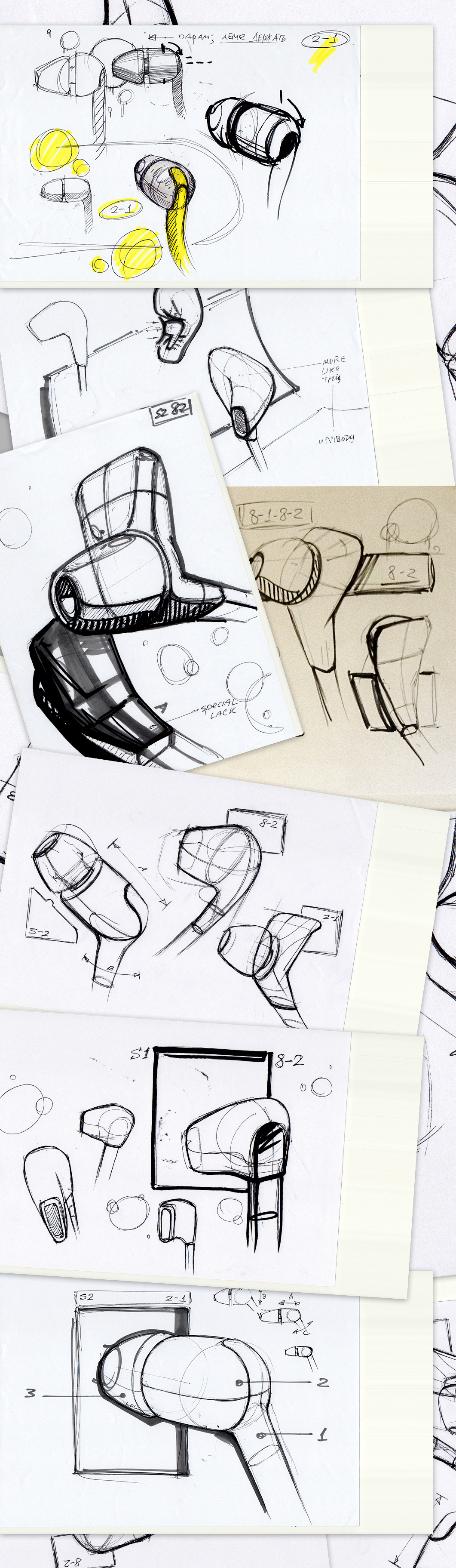 In ear，colourful，product design，industrial design，headset，