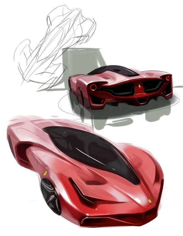 Ferrari，two thousand and eleven，Concept car design，vehicle，