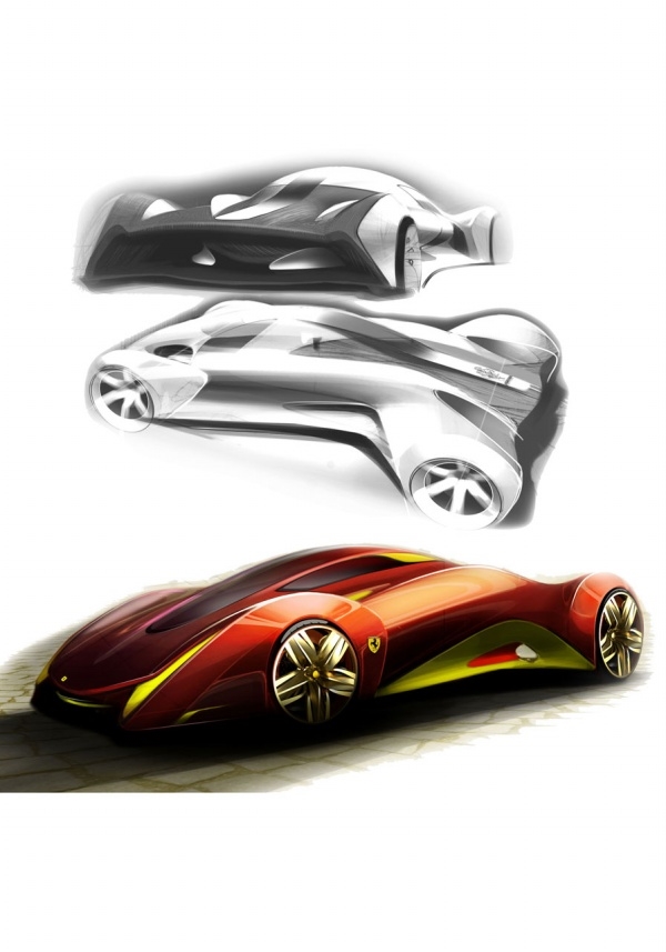 Ferrari，two thousand and eleven，Concept car design，vehicle，