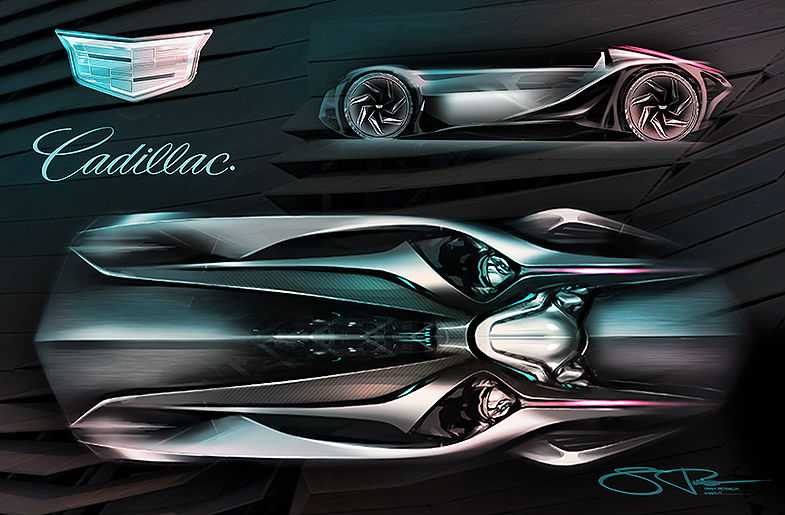 cdn，Automobile design，Hand drawn，Display Board，