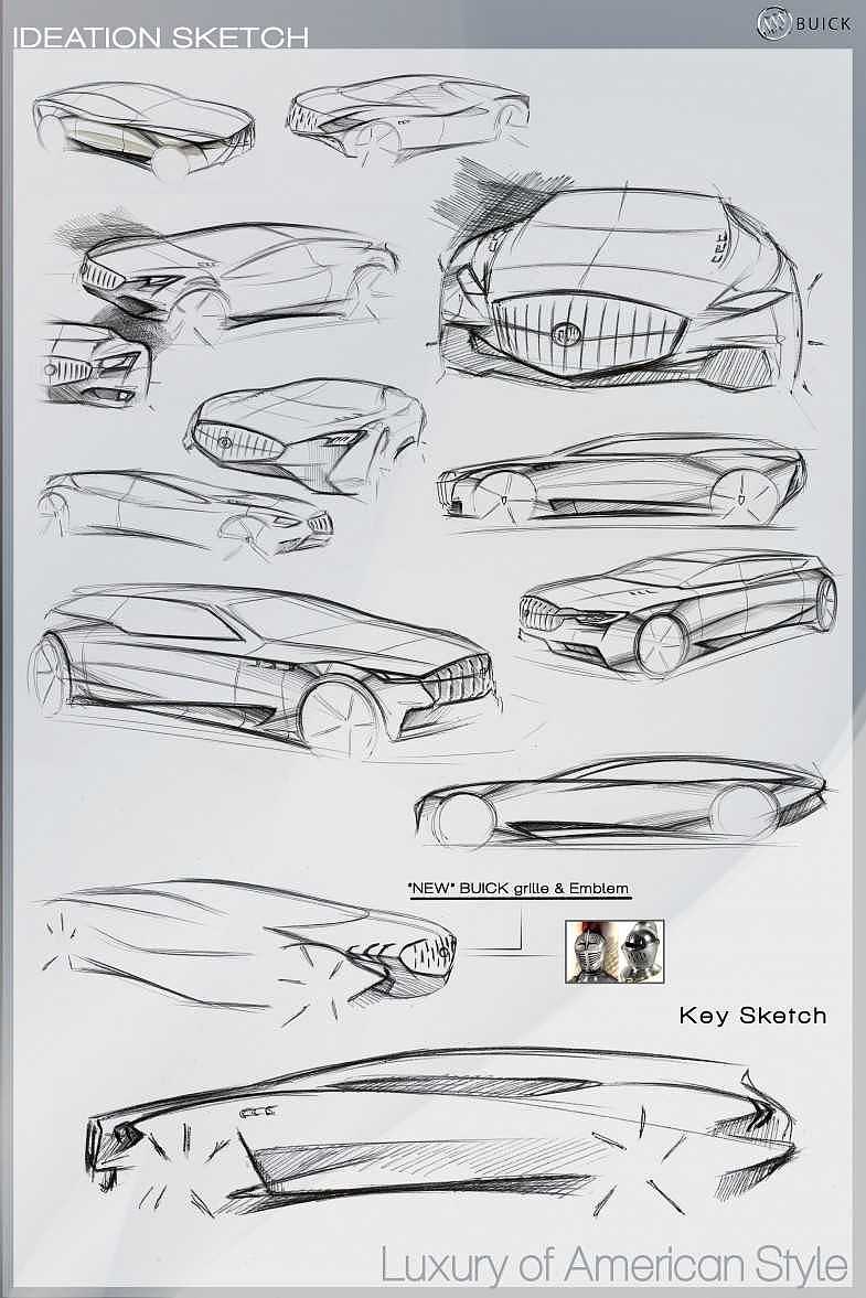 cdn，Automobile design，Hand drawn，Display Board，