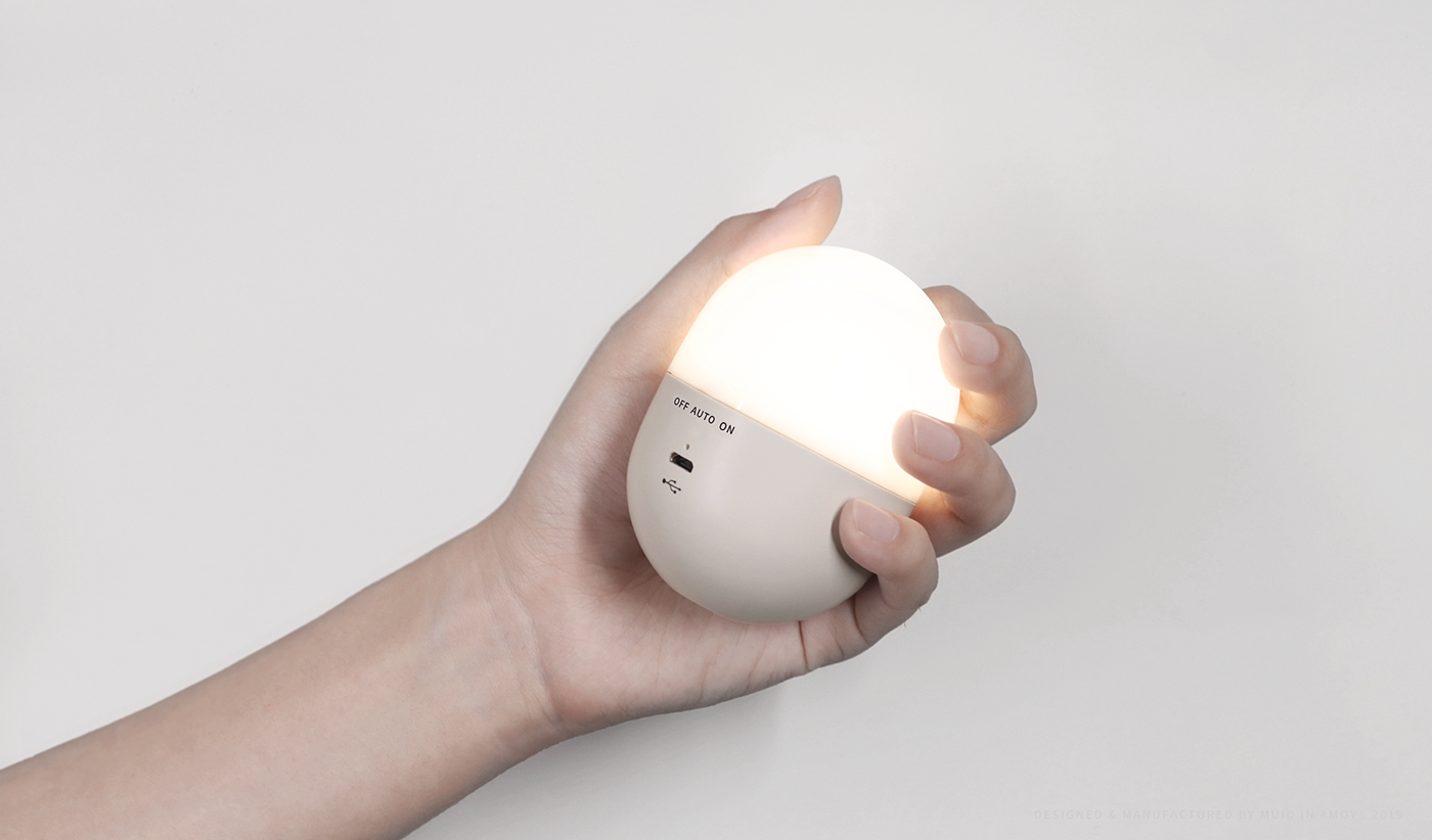 CAPSULE SENSOR LAMP，Lamp design，led，
