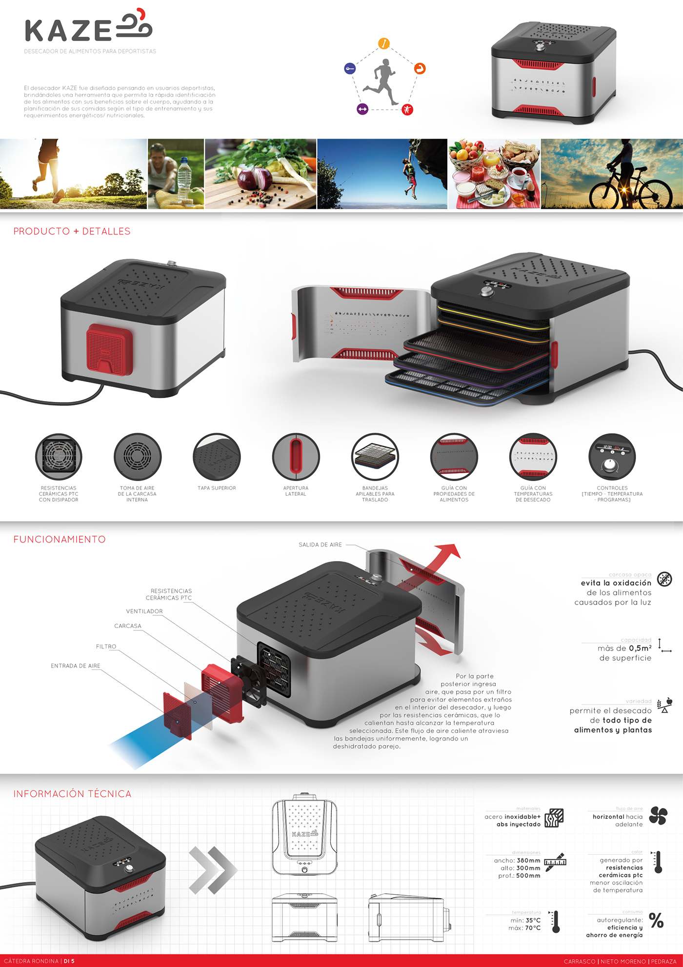 Kaze Dehydrator，Dehydrator，black，