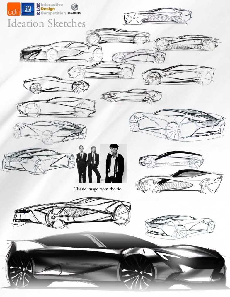 cdn，Automobile design，Hand drawn，Display Board，