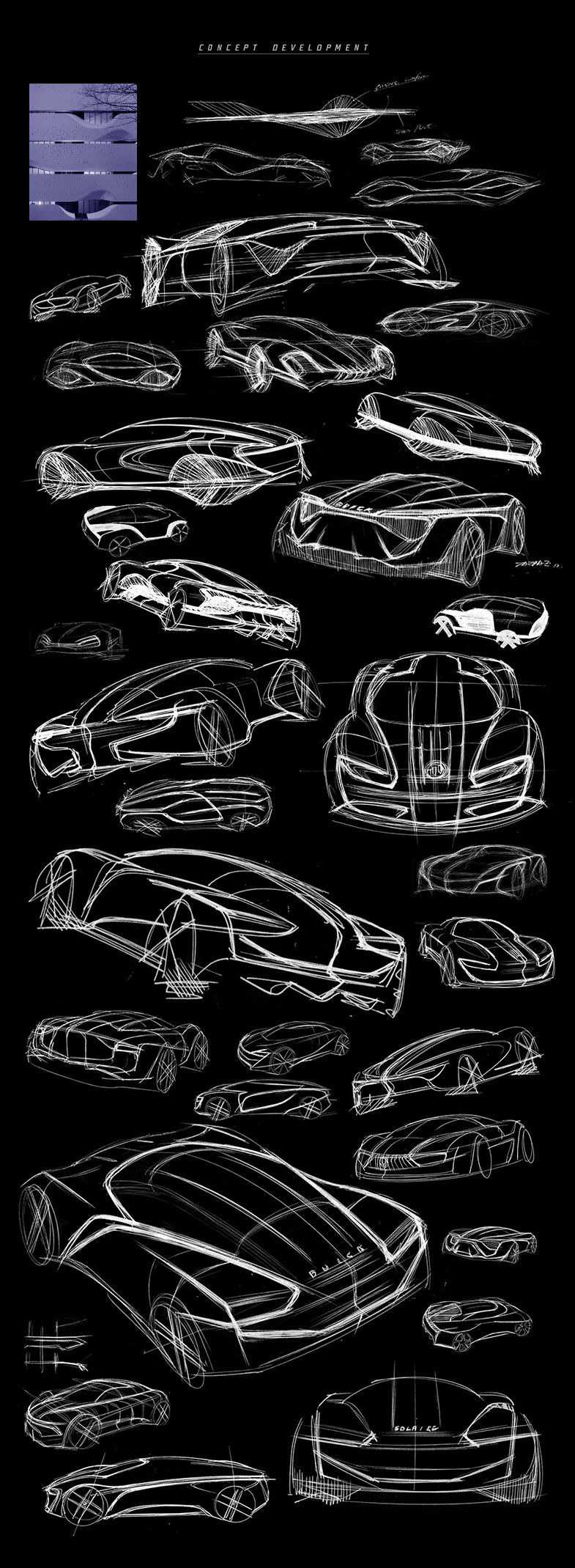 cdn，Automobile design，Hand drawn，Display Board，