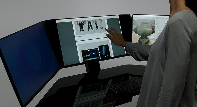 Touch screen desktop workstation，computer，SmartDesk，computer，Intelligent table integrated 72，