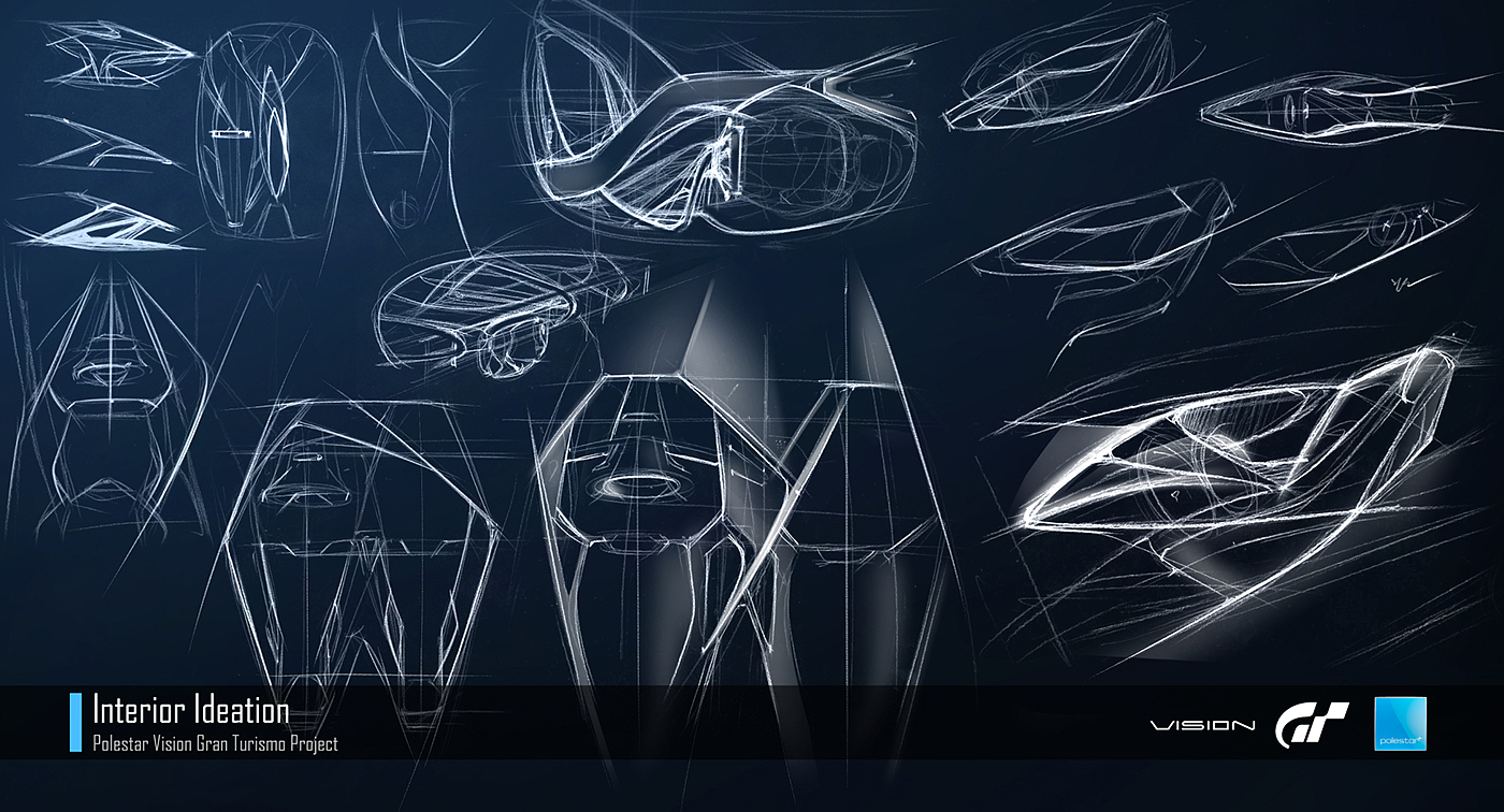 Automatic design，Visual design，Hand painted interior，GT racing，Cool fashion，