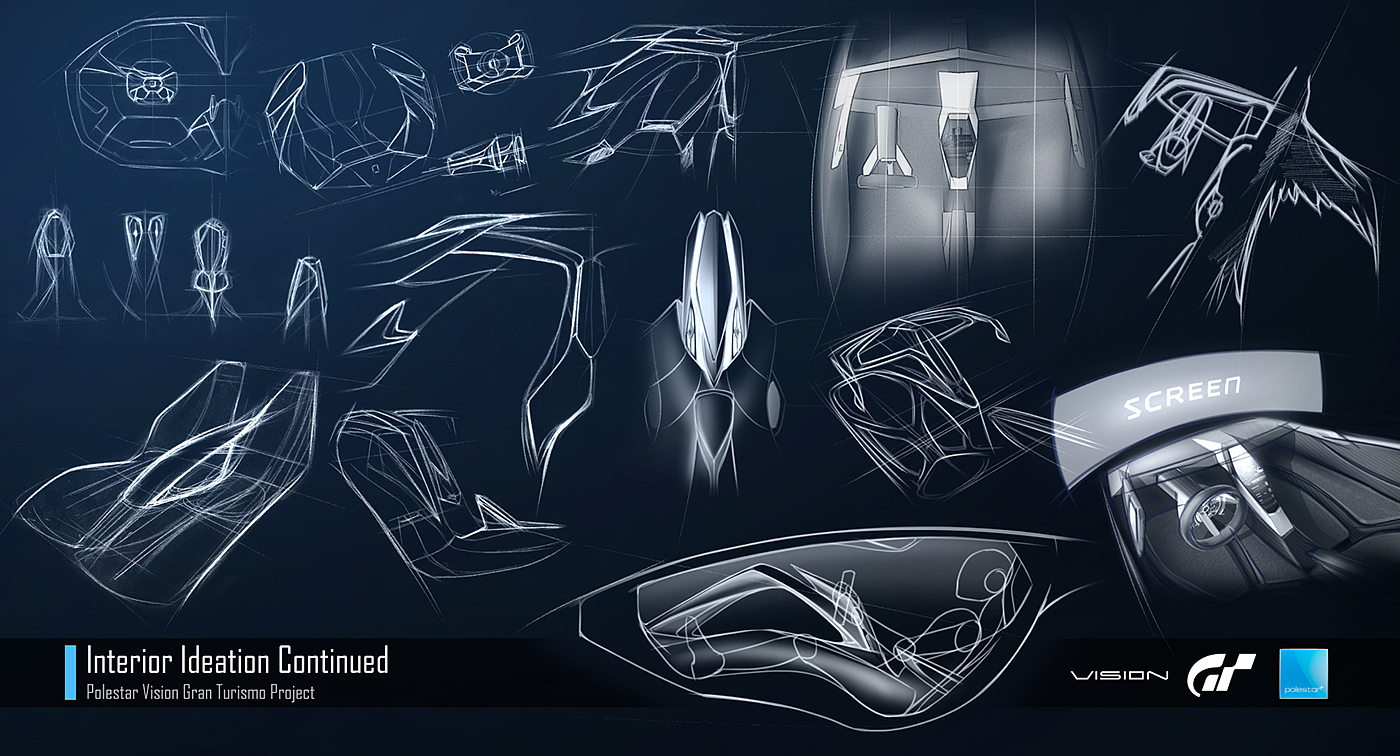 Automatic design，Visual design，Hand painted interior，GT racing，Cool fashion，