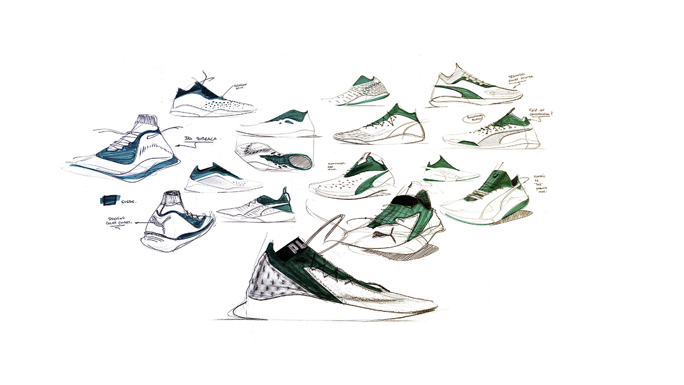 PORTFOLIO 2019，sneakers，Hand drawn，