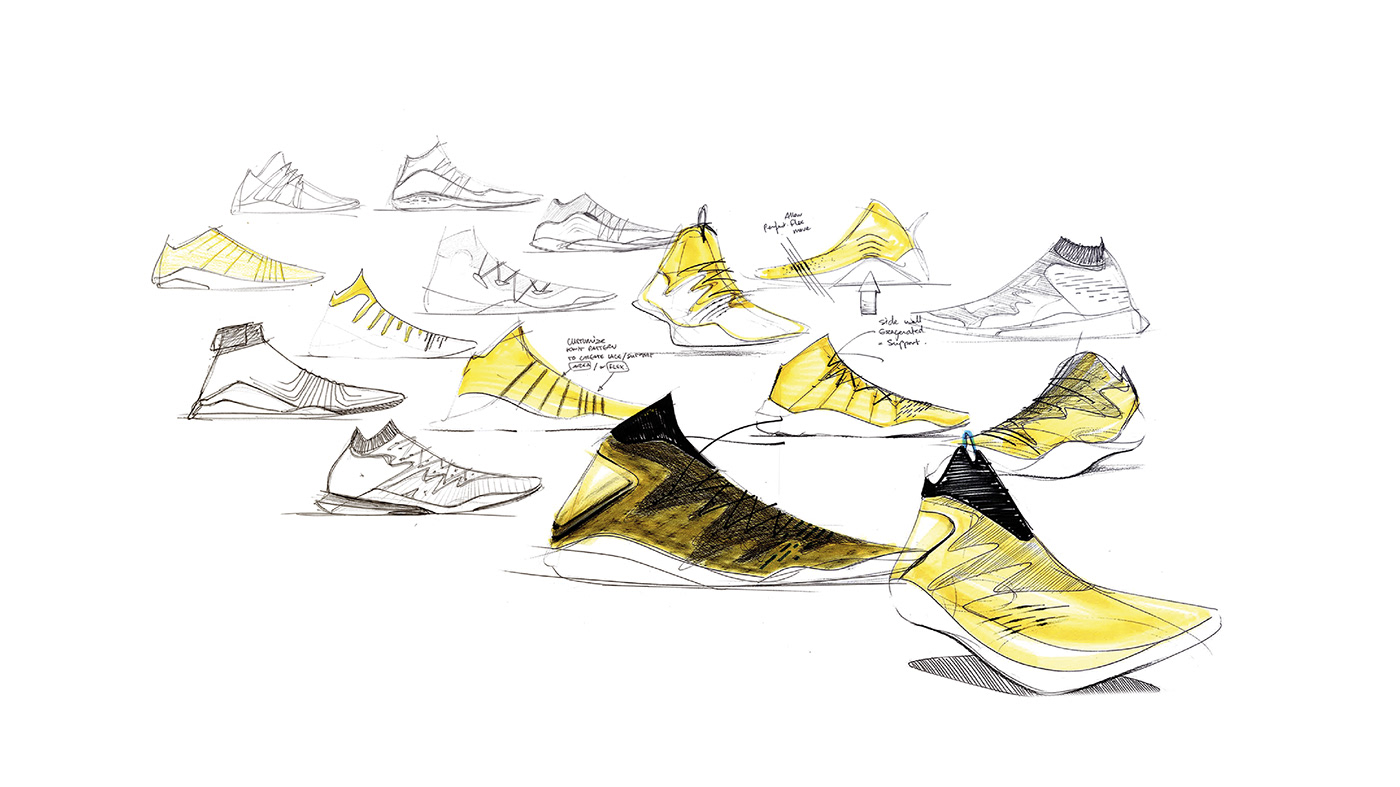PORTFOLIO 2019，sneakers，Hand drawn，