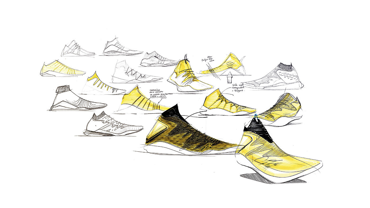 PORTFOLIO 2019，sneakers，Hand drawn，