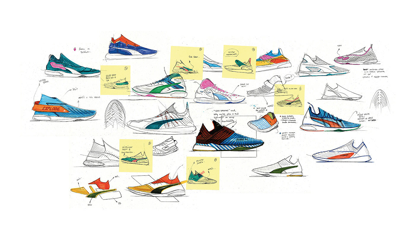 PORTFOLIO 2019，sneakers，Hand drawn，