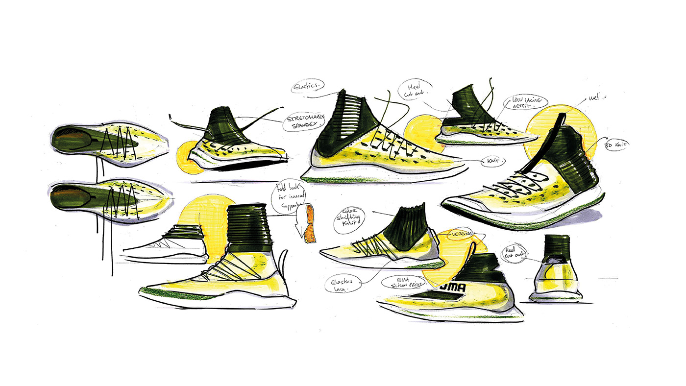 PORTFOLIO 2019，sneakers，Hand drawn，