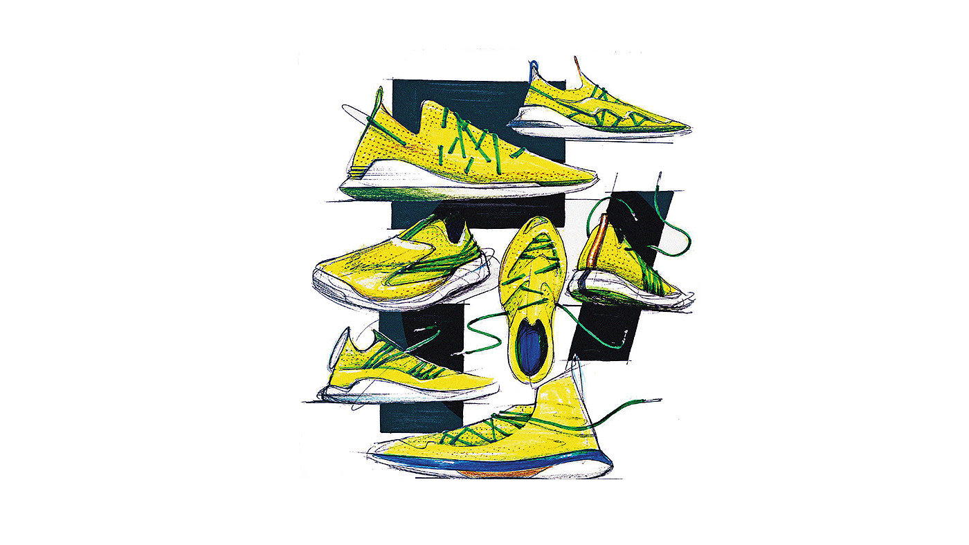 PORTFOLIO 2019，sneakers，Hand drawn，