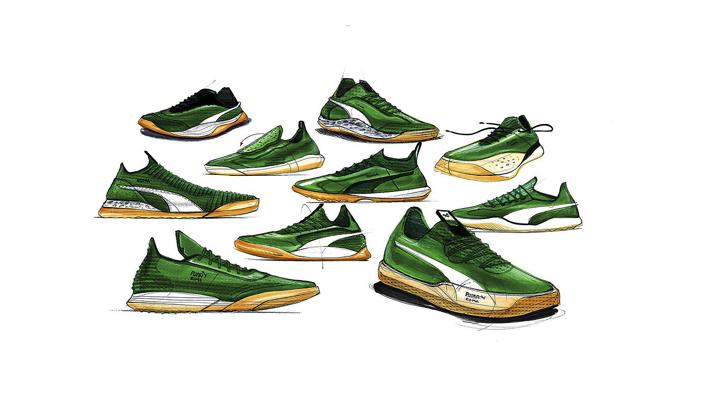 PORTFOLIO 2019，sneakers，Hand drawn，