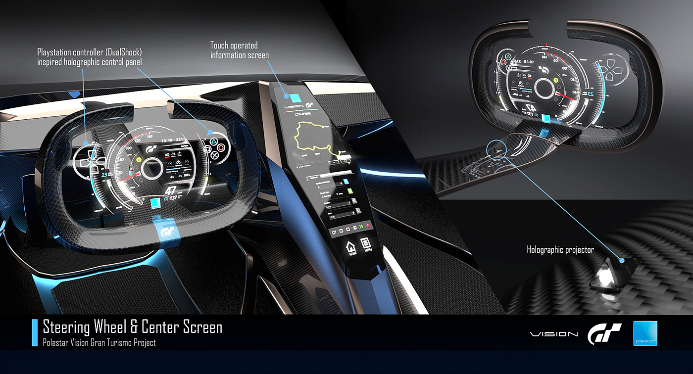 Automatic design，Visual design，Hand painted interior，GT racing，Cool fashion，