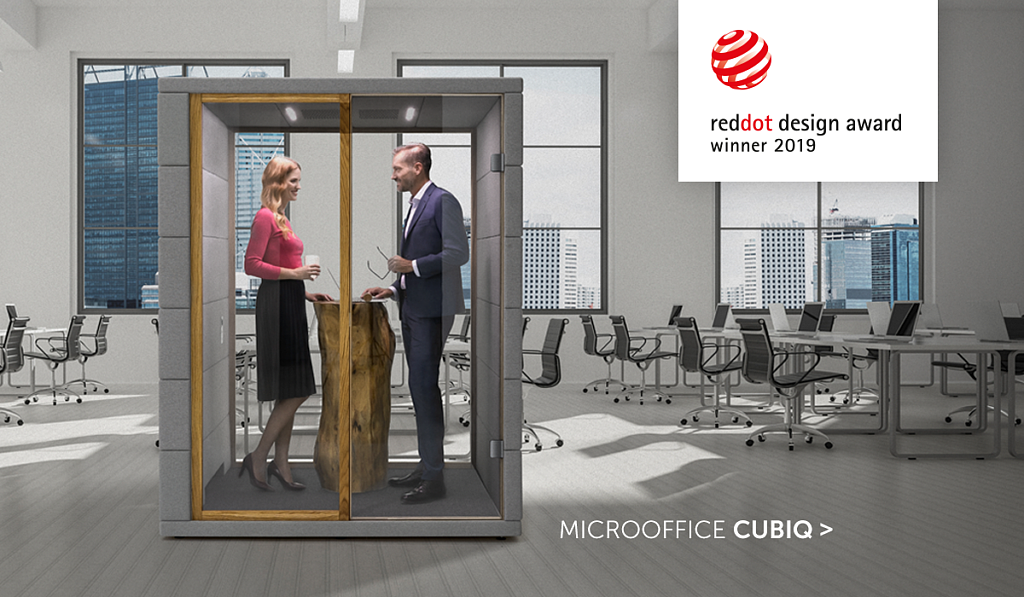 2019 red dot product design award，MICROOFFICE CUBIQ，Micro Office，reddot，