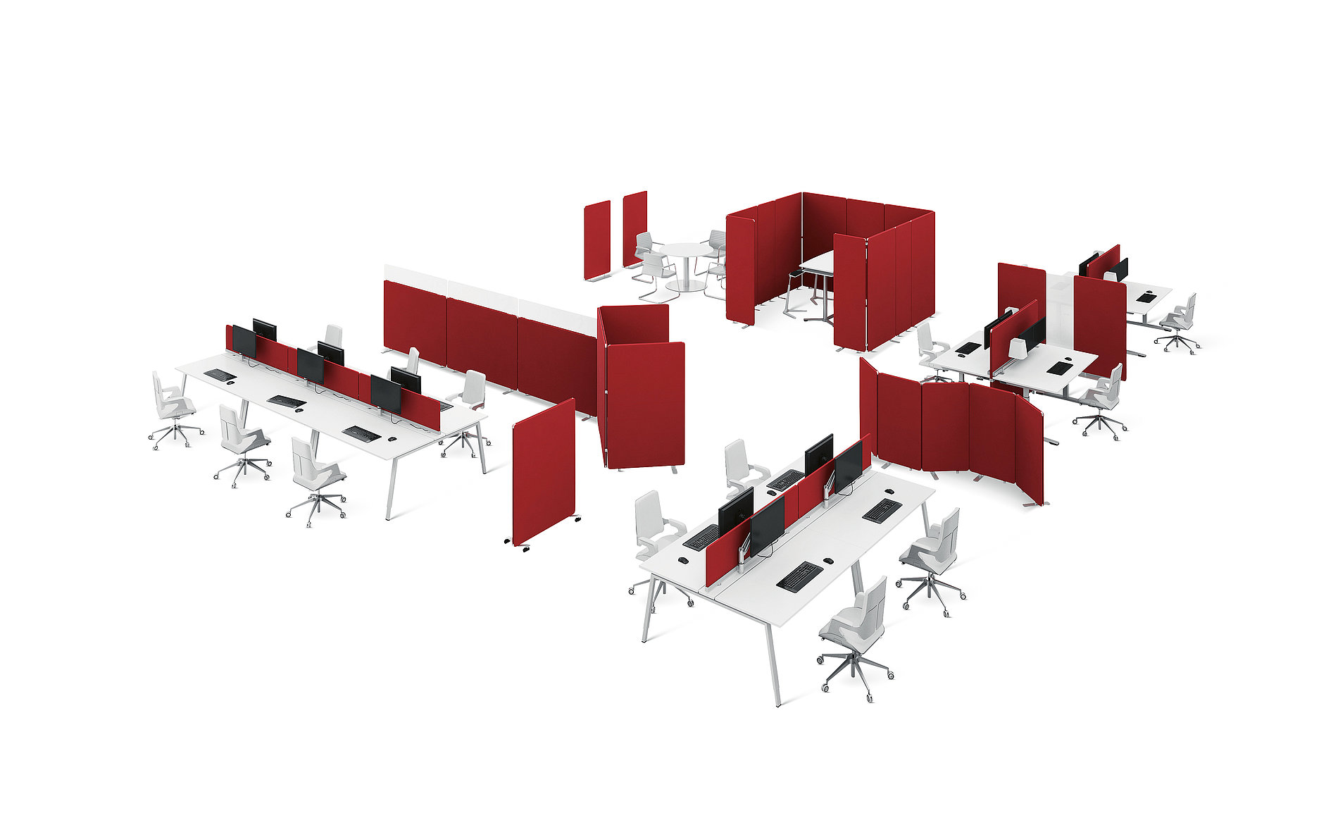 OKA SpaceLine，Partition system，2019 red dot product design award，reddot，
