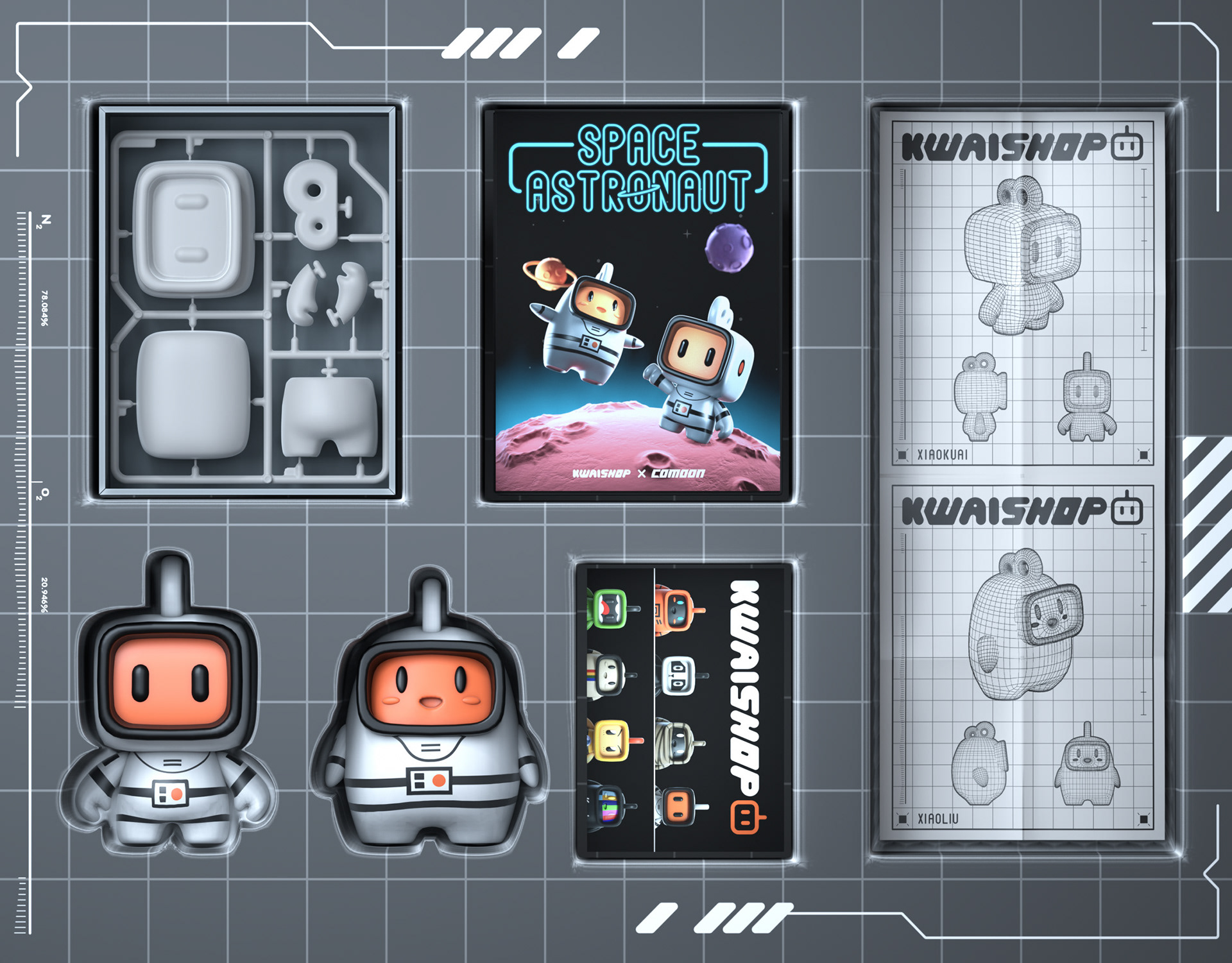 Dynamic image design，Brand promotion，Kwai，Xiaokuai & Xiaoliu，Kwai mascot，