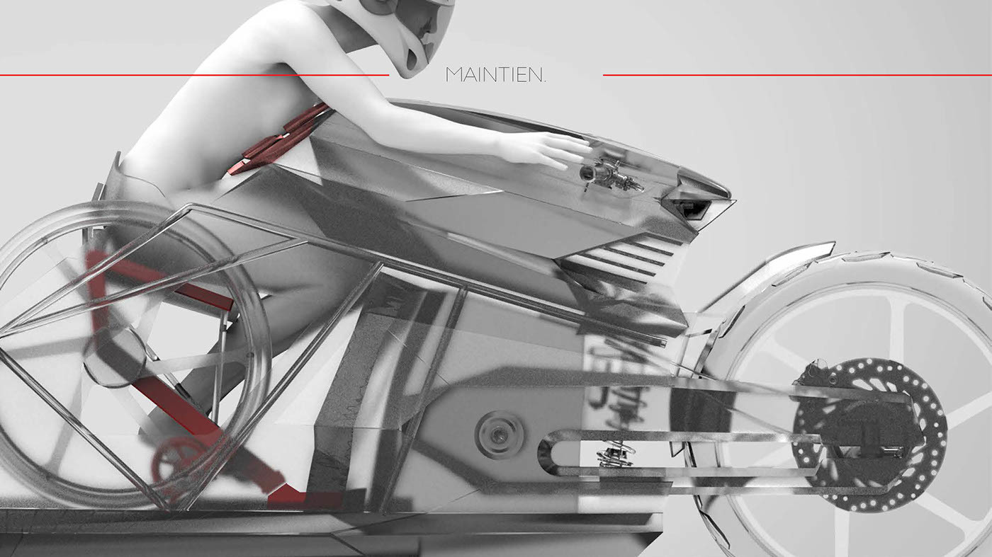 stable，Motorcycle appearance，Automatic design，security，industrial design，