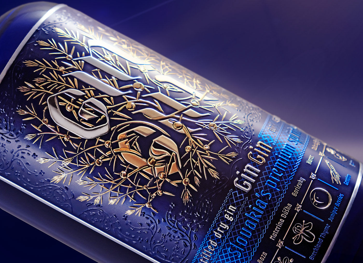 Gin，Gin Gin，packing，Brand design，