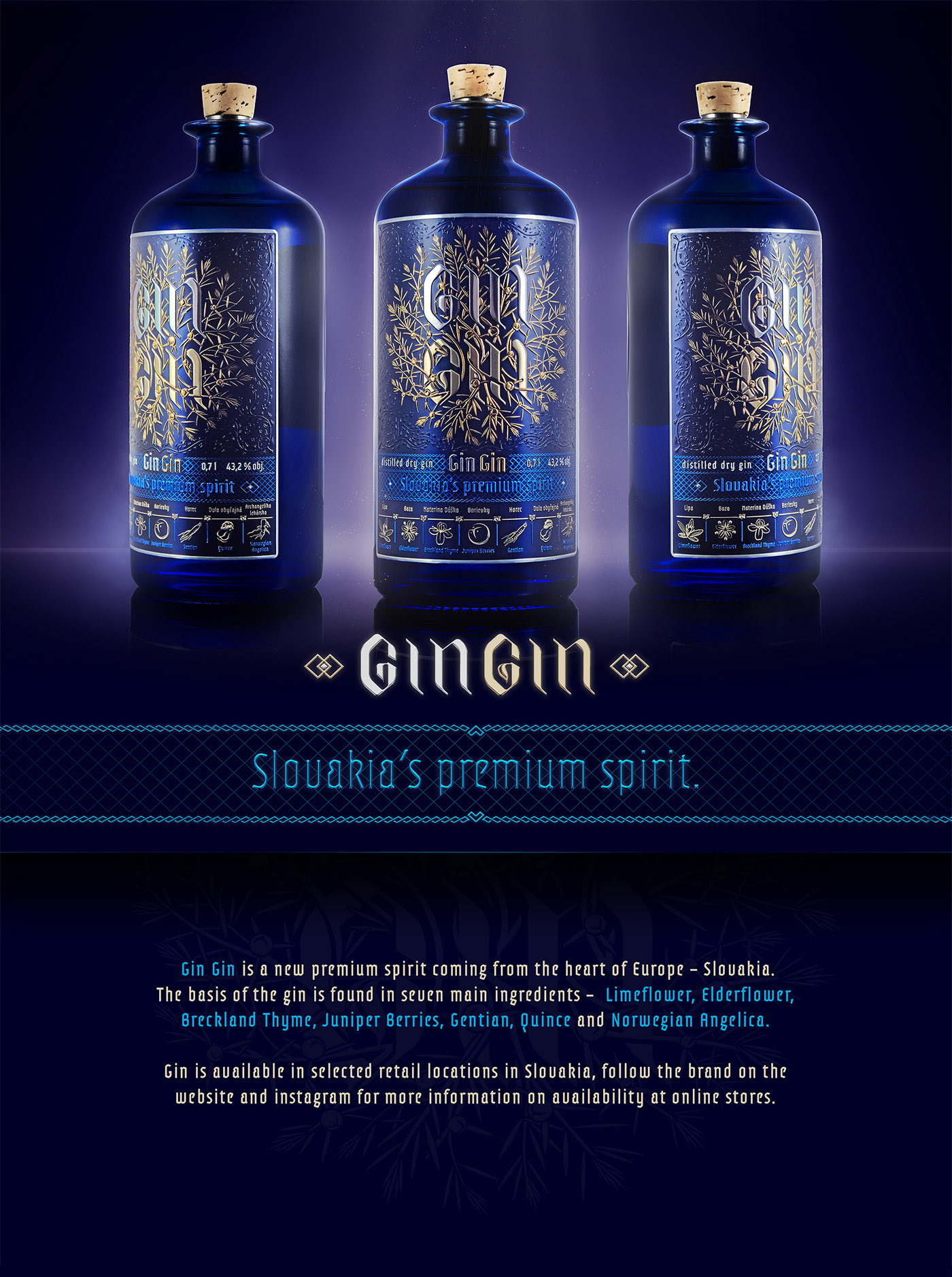 Gin，Gin Gin，packing，Brand design，