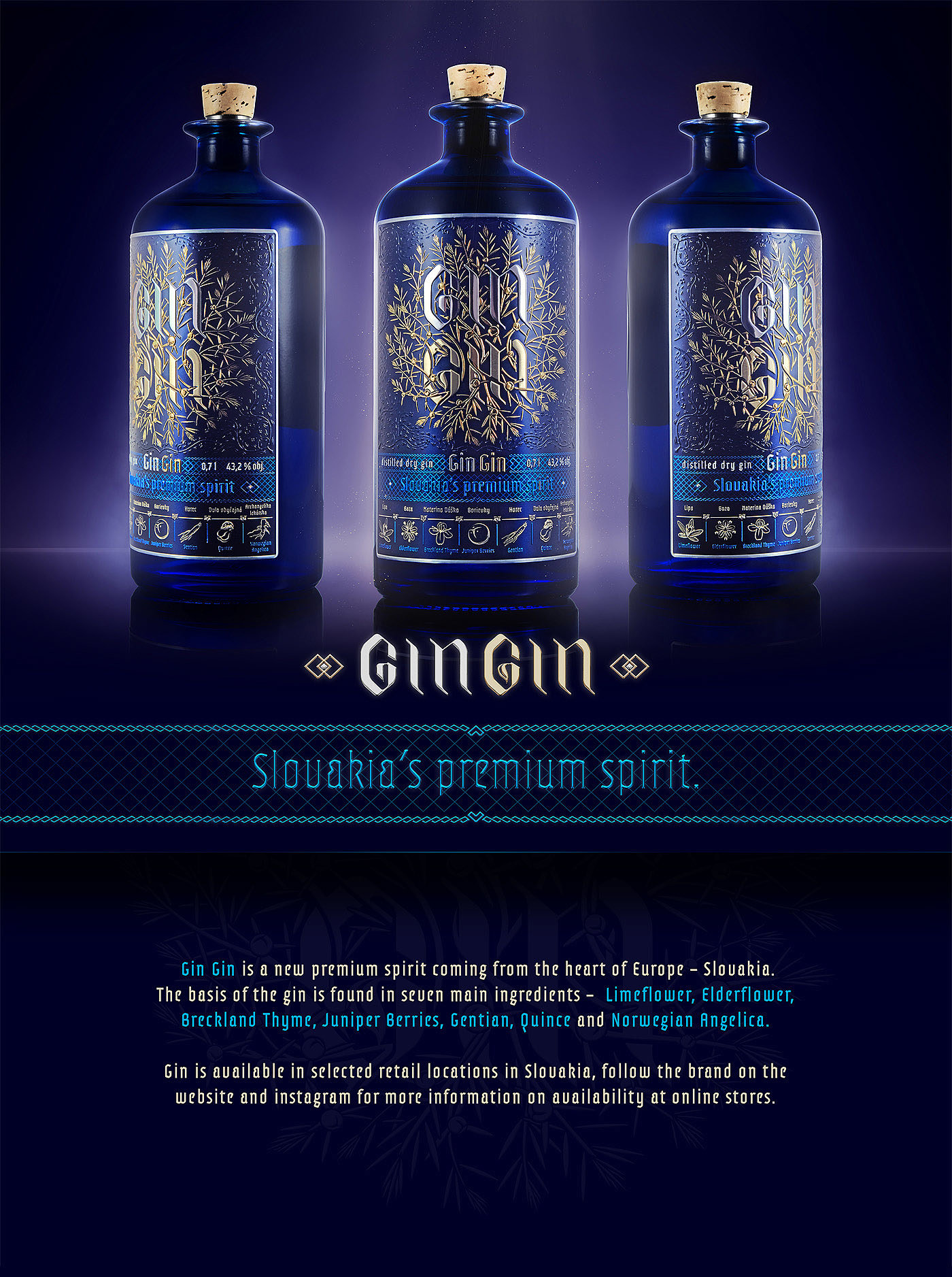 Gin，Gin Gin，packing，Brand design，