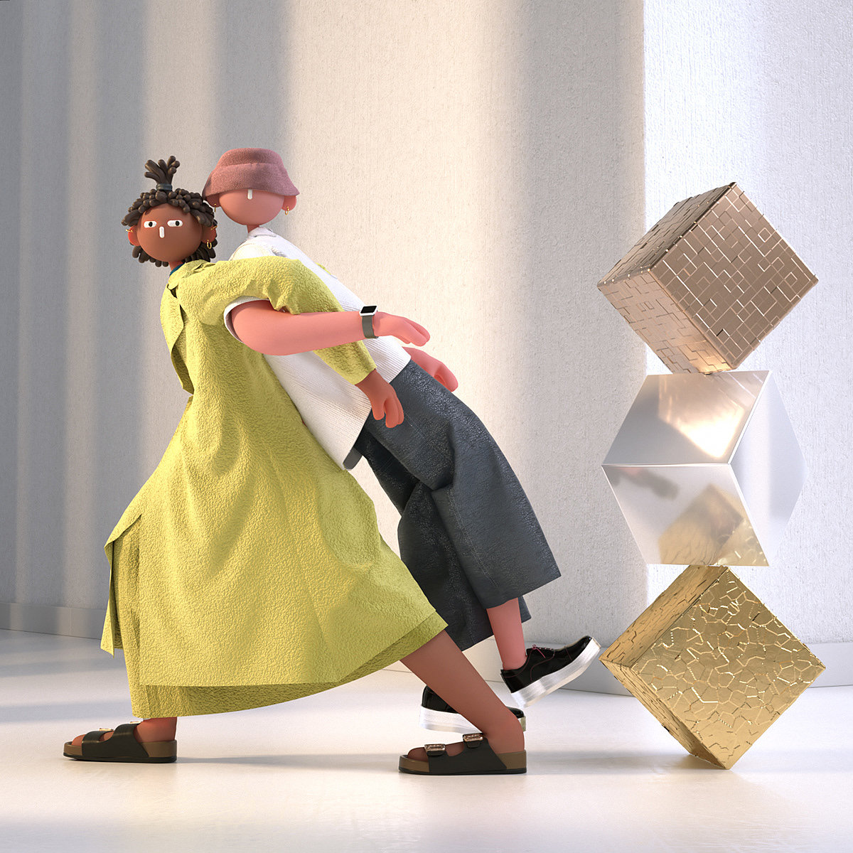 Balance，animation，3D production，