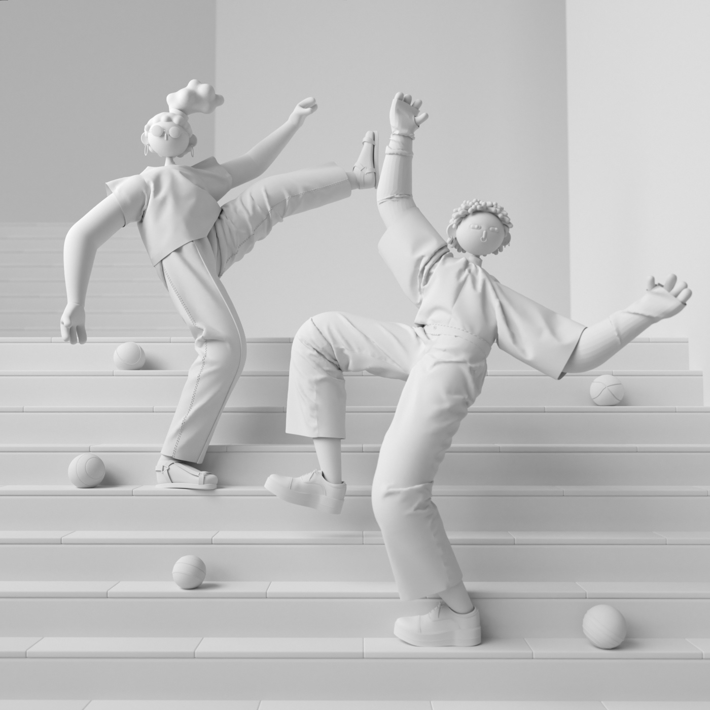 Balance，animation，3D production，