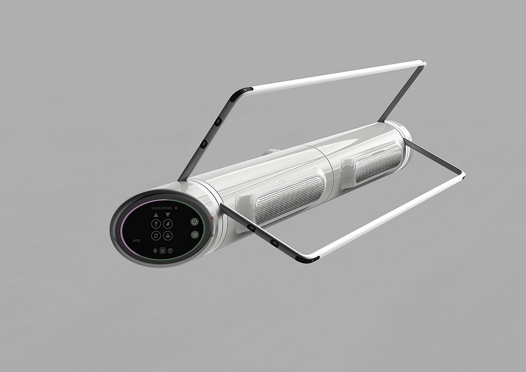 Rotary clothes hanger，Quick drying，Horizontal vertical，Red Dot Design Award，product design，