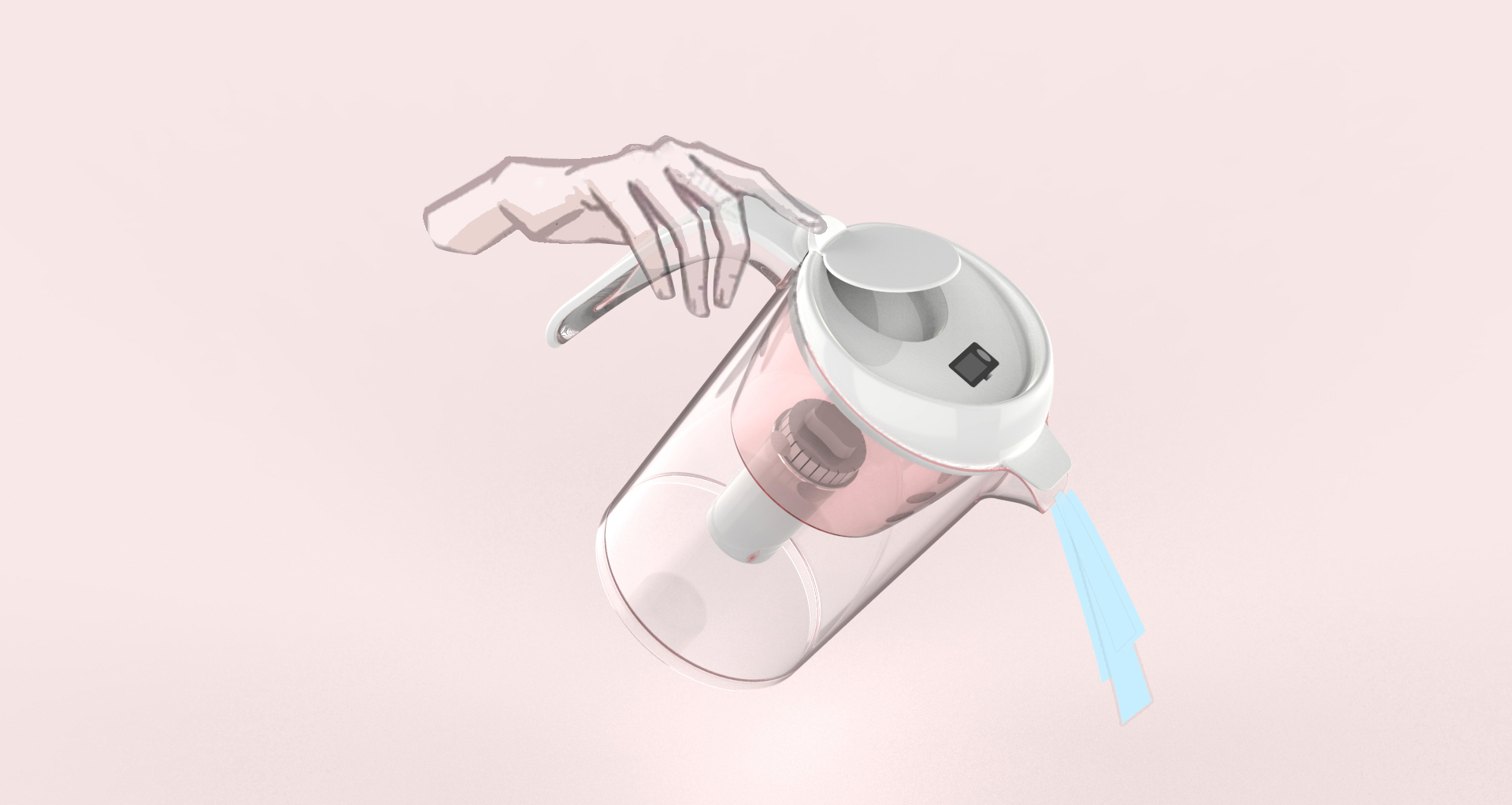 Water purifying kettle，kettle，