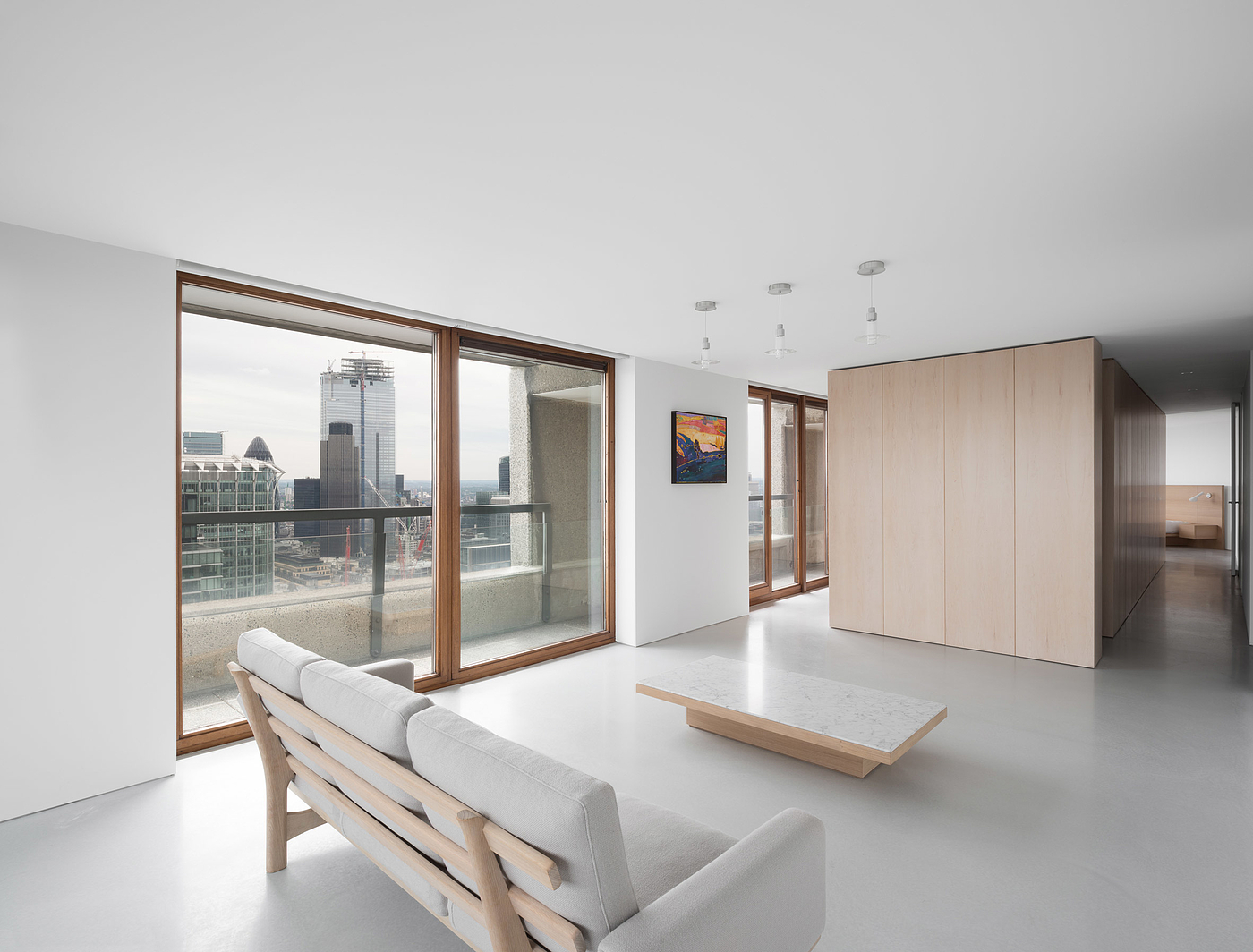 极简风格，建筑设计，Barbican apartment，