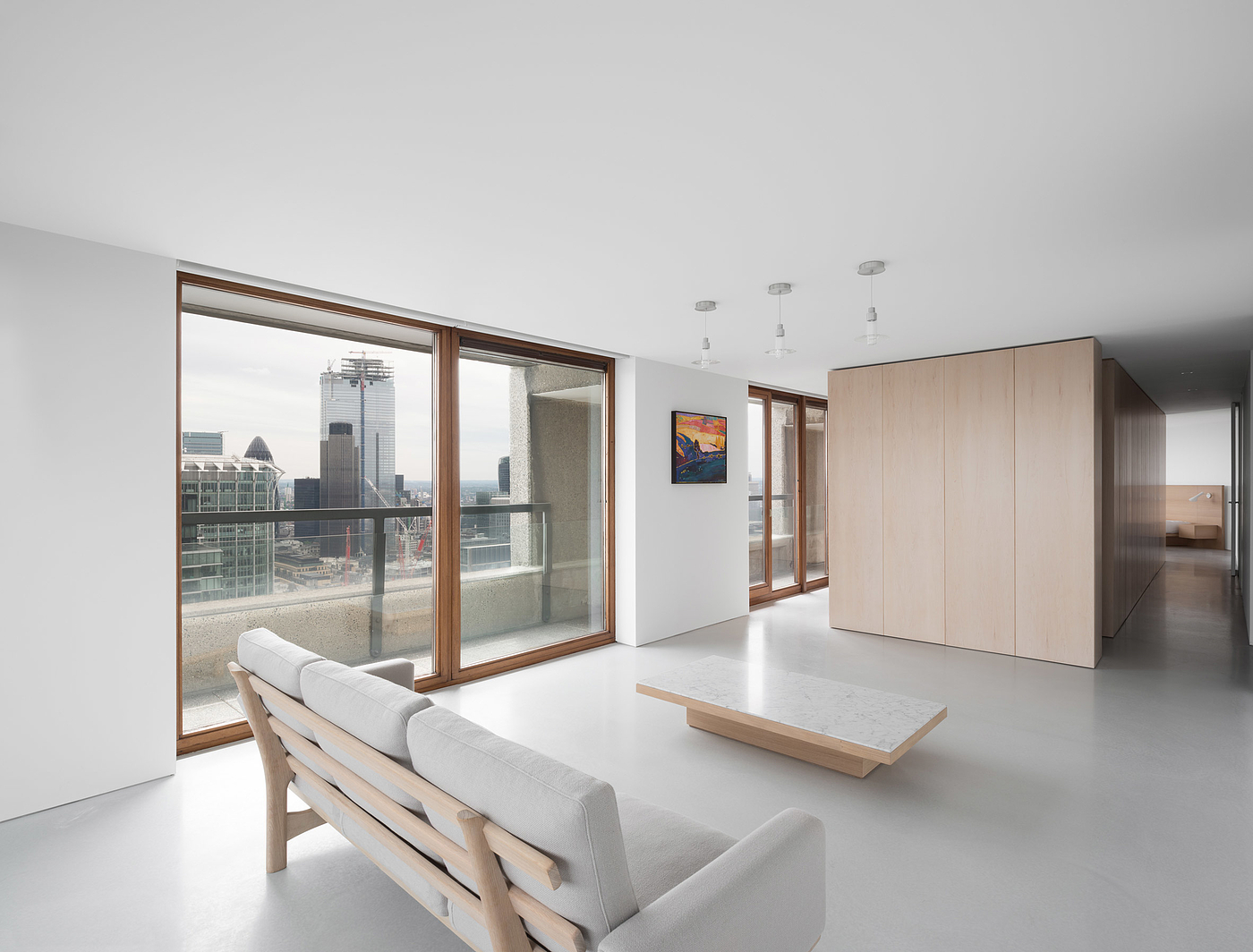 Minimalist style，Architectural design，Barbican apartment，