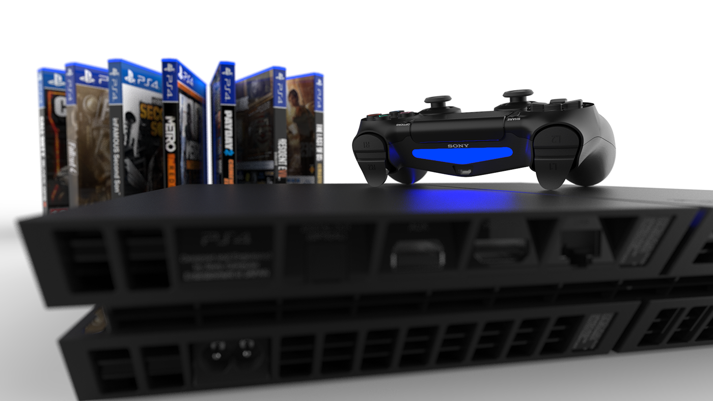 Sony PS4，recreational machines，black，