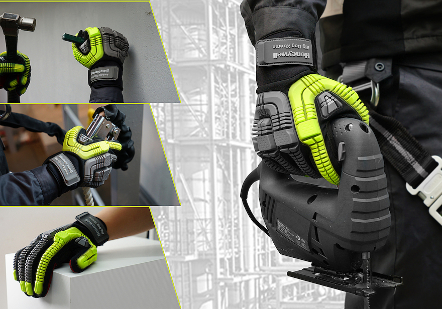 rubber，Earthquake resistance，Ergonomics，Rig Dog™ Xtreme，glove，2019 red dot product design award，reddot，