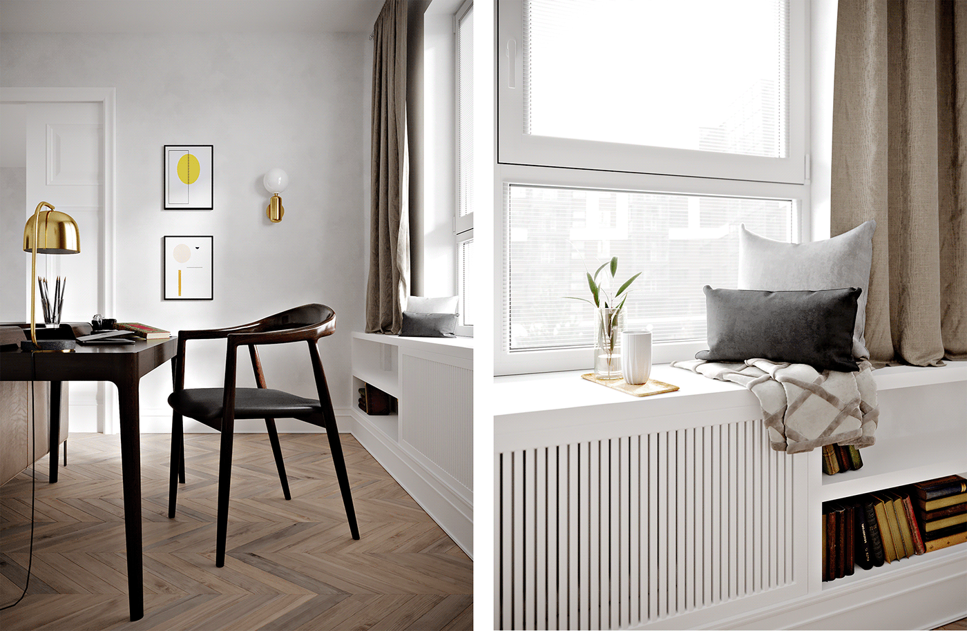 a living room，Denmark，Scandinavian Classicism，Neoclassicism，bedroom，