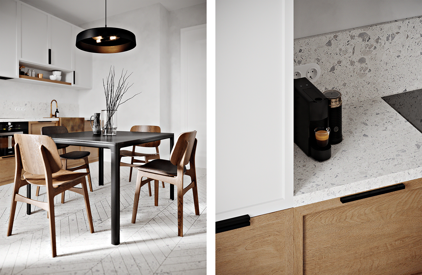 a living room，Denmark，Scandinavian Classicism，Neoclassicism，bedroom，