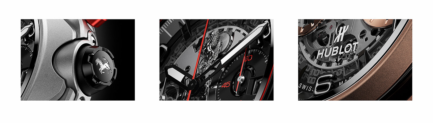 Wrist watch，Fusion GT，Classic Ferrari CT，Hubert，hublot ，Digital art，
