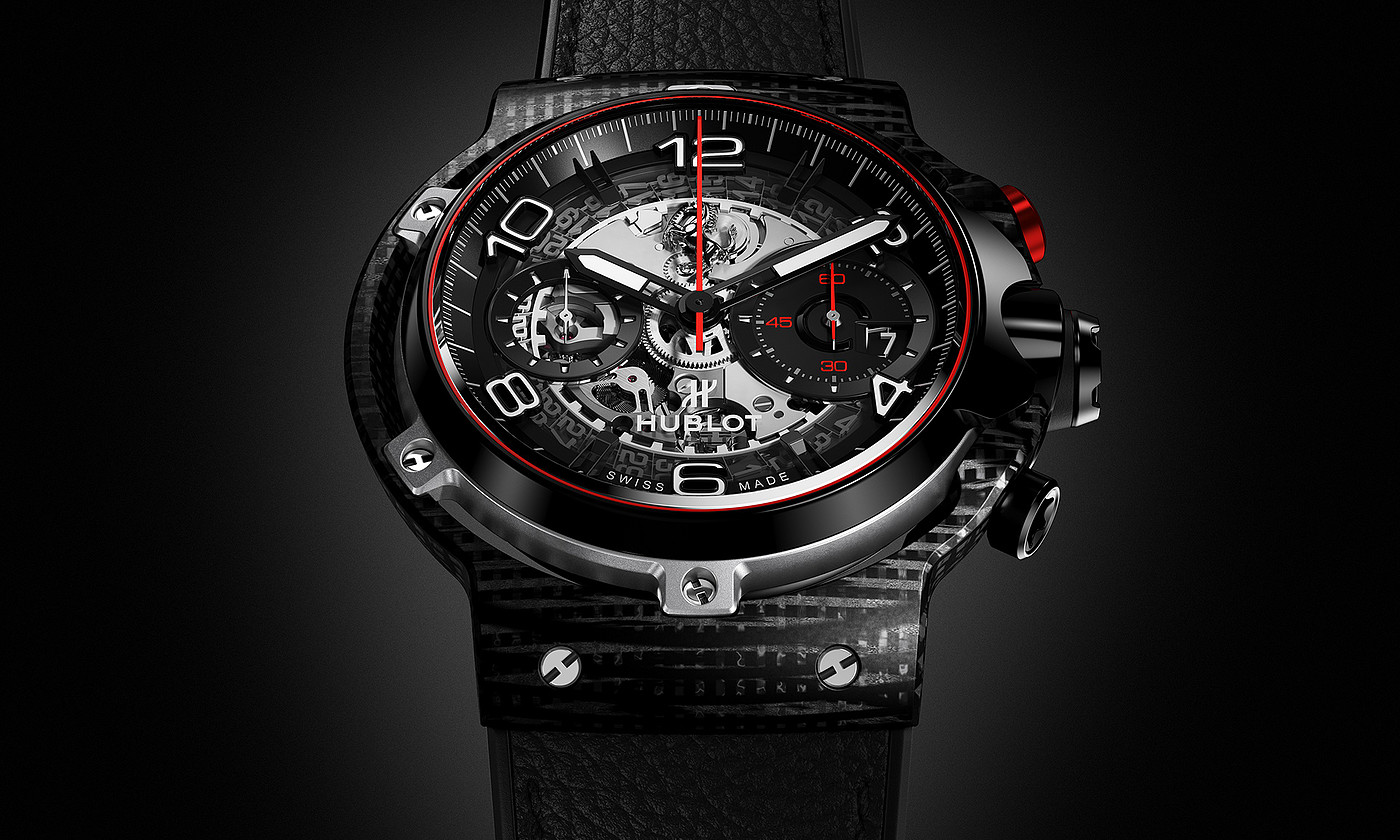 Wrist watch，Fusion GT，Classic Ferrari CT，Hubert，hublot ，Digital art，