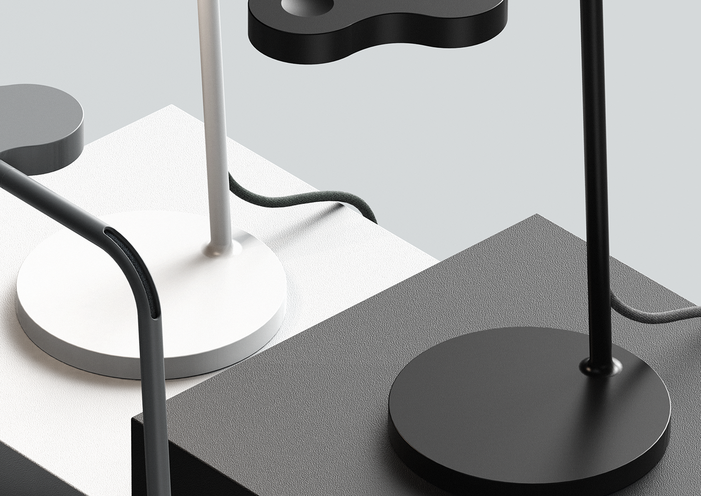 white，Desk lamp，Clover LED，