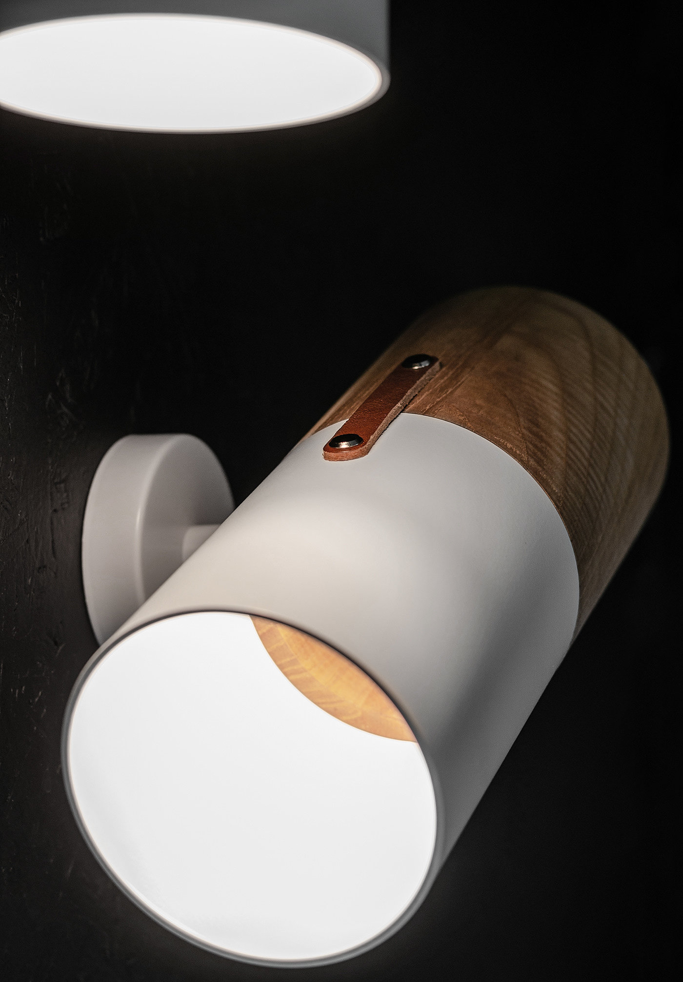 white，Wall lamp，Nut-W，