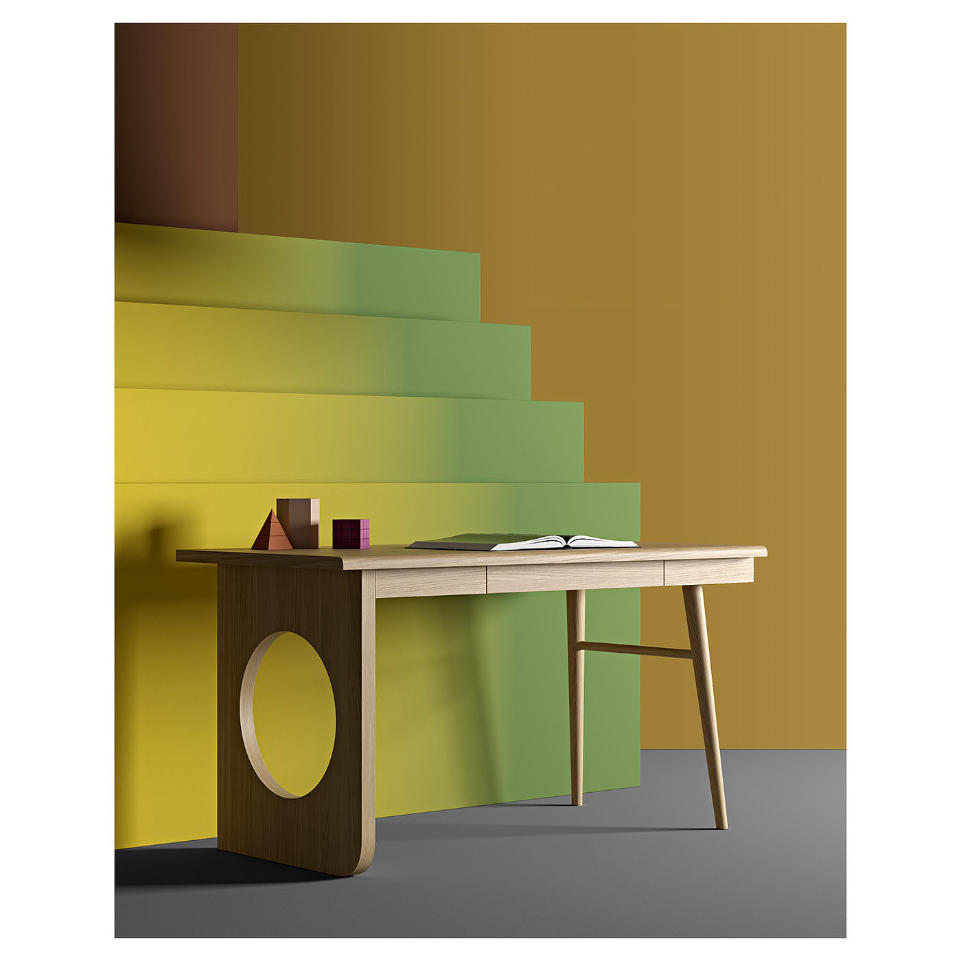 to work in an office，Table，Pavel Vetrov，