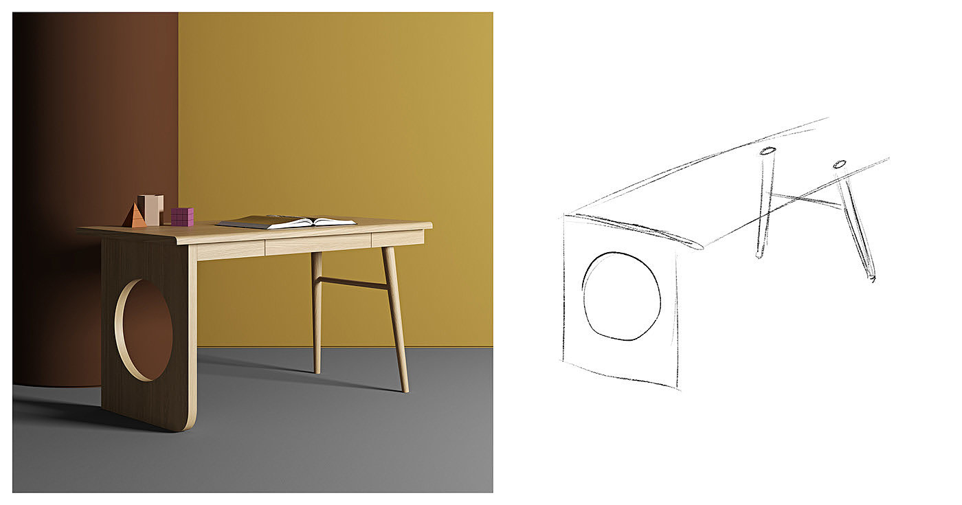 to work in an office，Table，Pavel Vetrov，