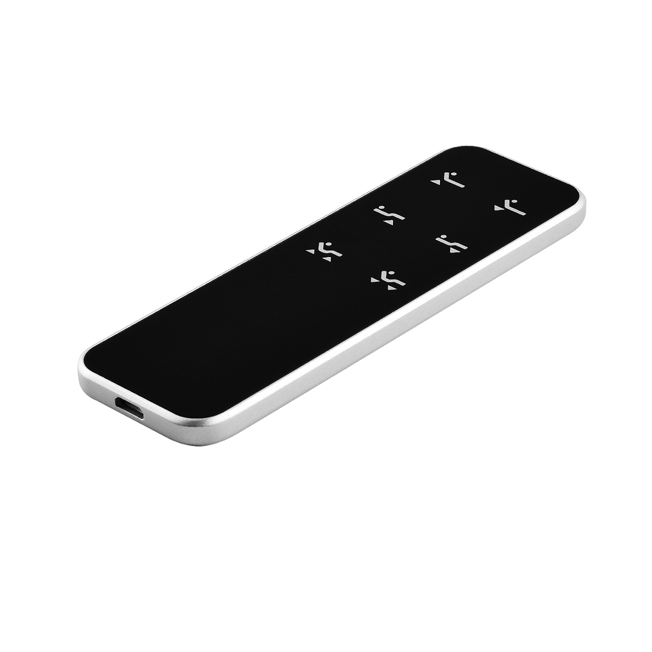 Remote control，Aluminium，glass surface ，wireless，black，HC338，2019 red dot product design award，reddot，