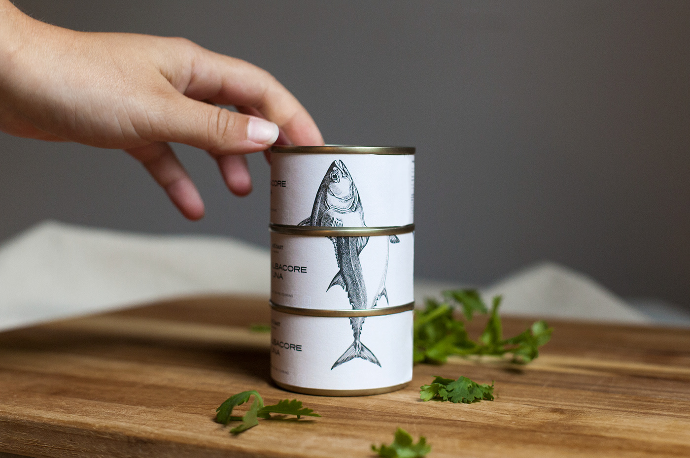 Canned tuna，packing，Raincoast，pattern design ，