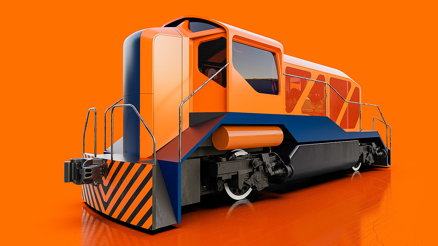 train，conceptual design，Sixties Diesel，