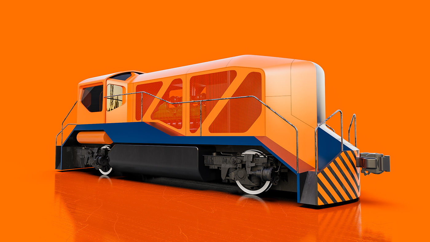 train，conceptual design，Sixties Diesel，