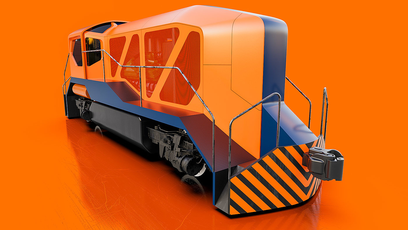 train，conceptual design，Sixties Diesel，