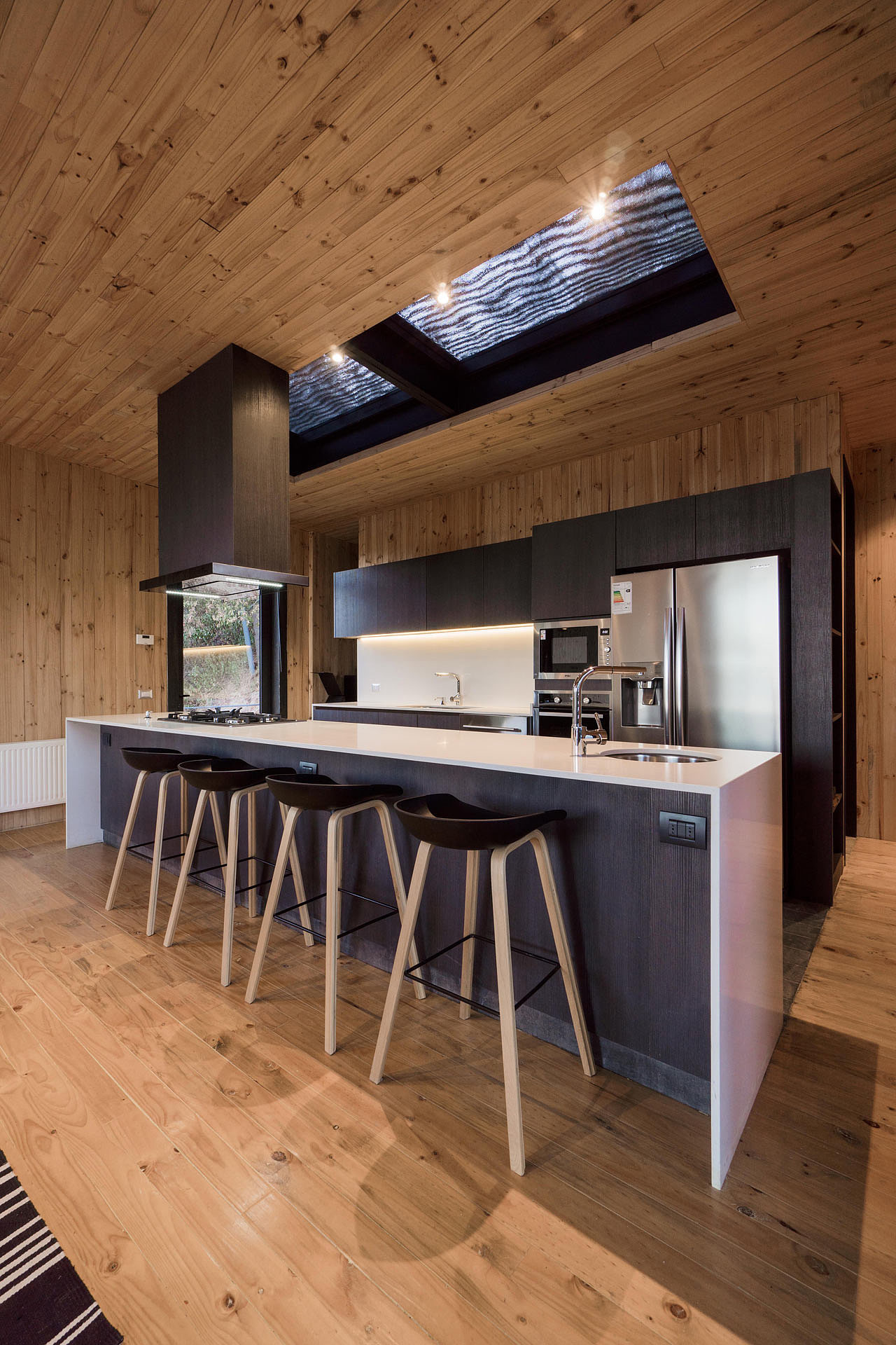 hillside，wood，Live at home，house，Xu Rudolph，Slope House，