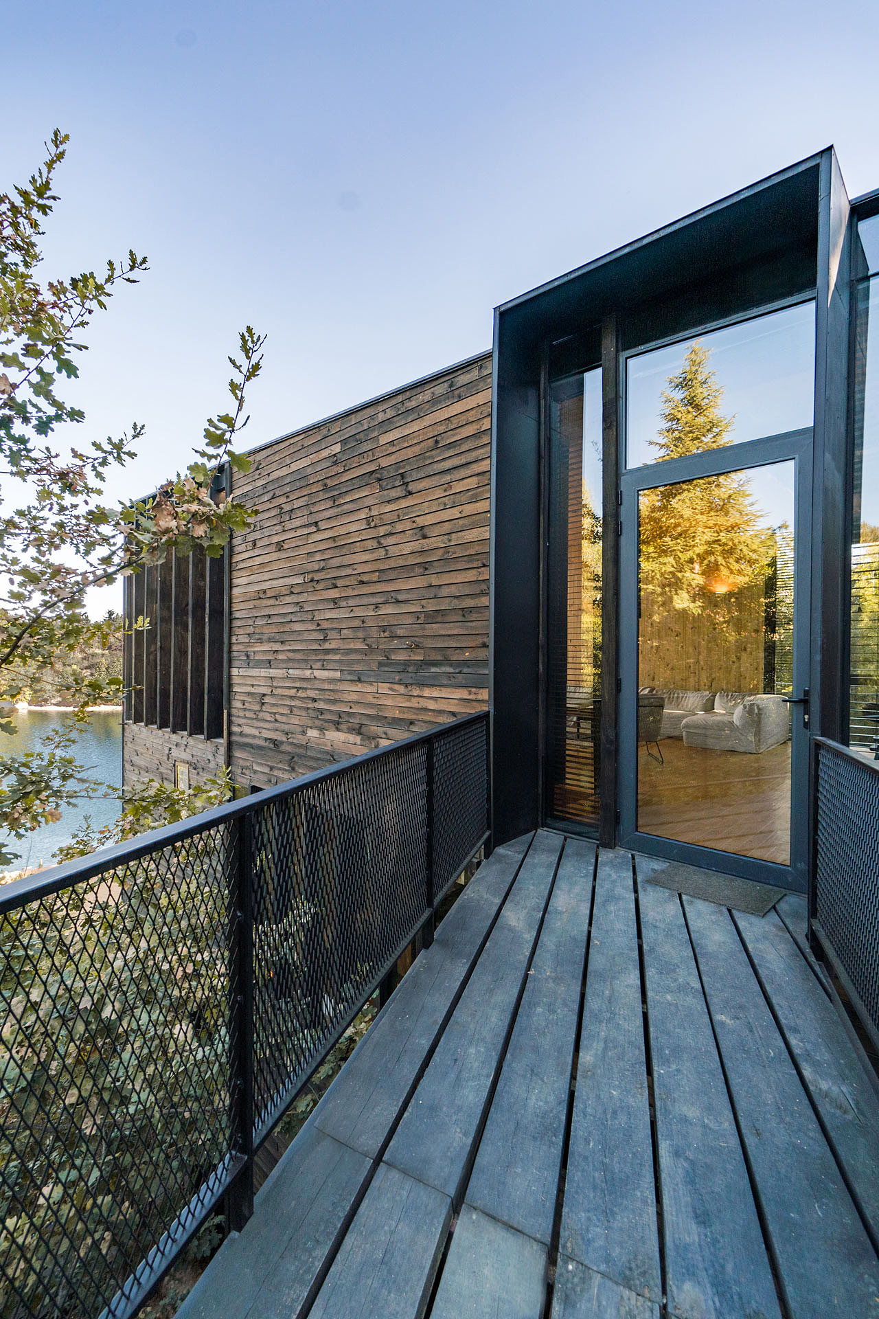 hillside，wood，Live at home，house，Xu Rudolph，Slope House，